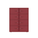 Bisley 1000mm Wide Essentials Lodge - 8 Door Locker Cabinet - NWOF