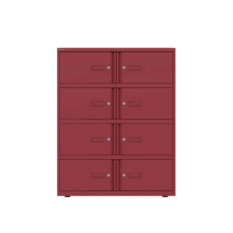 Bisley 1000mm Wide Essentials Lodge - 8 Door Locker Cabinet