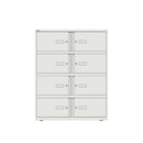Bisley 1000mm Wide Essentials Lodge - 8 Door Locker Cabinet - NWOF