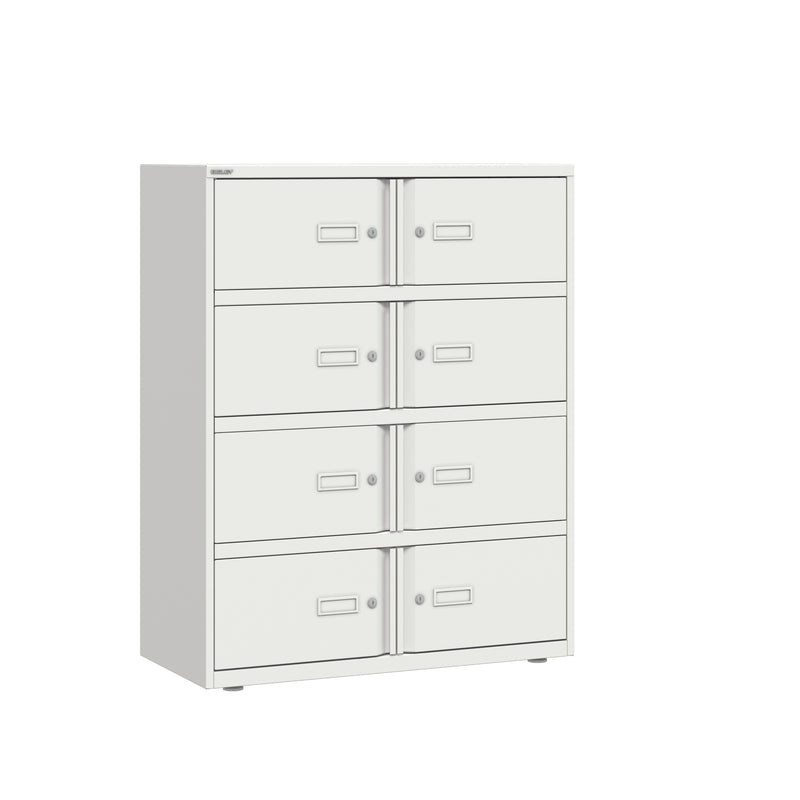 Bisley 1000mm Wide Essentials Lodge - 8 Door Locker Cabinet