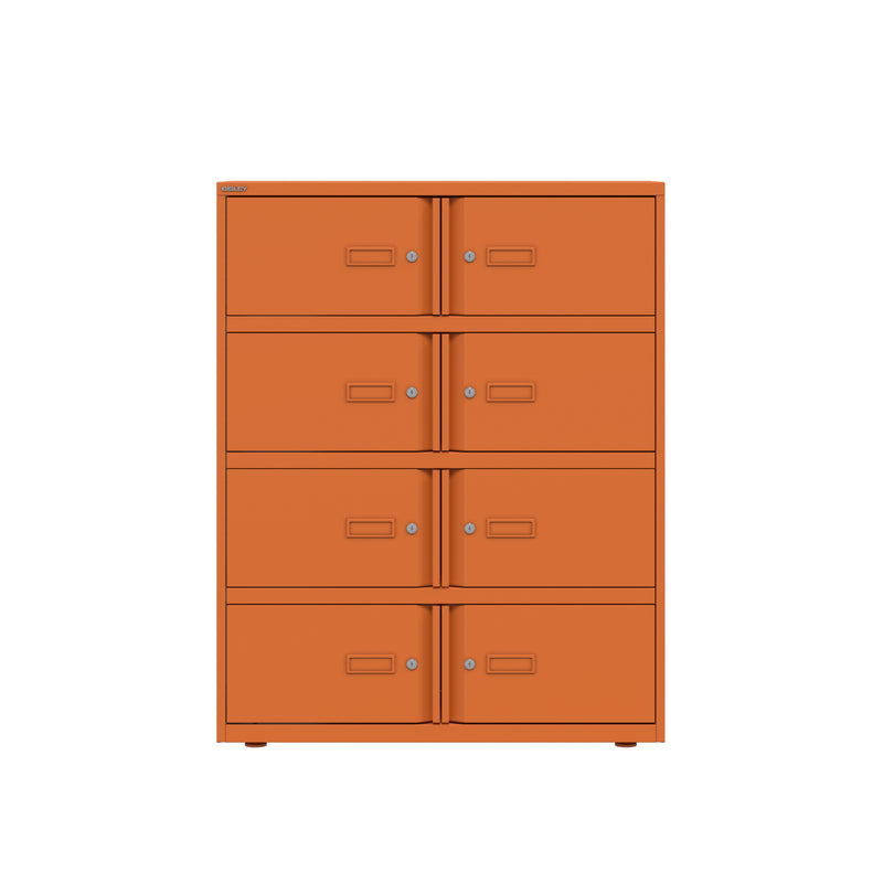 Bisley 1000mm Wide Essentials Lodge - 8 Door Locker Cabinet