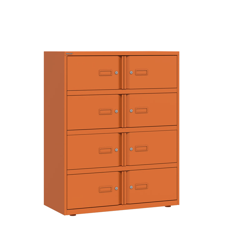 Bisley 1000mm Wide Essentials Lodge - 8 Door Locker Cabinet