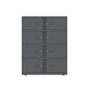 Bisley 1000mm Wide Essentials Lodge - 8 Door Locker Cabinet - NWOF