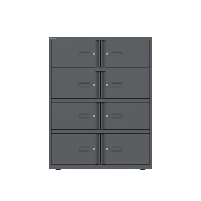 Bisley 1000mm Wide Essentials Lodge - 8 Door Locker Cabinet