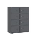 Bisley 1000mm Wide Essentials Lodge - 8 Door Locker Cabinet - NWOF