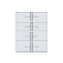 Bisley 1000mm Wide Essentials Lodge - 8 Door Locker Cabinet - NWOF