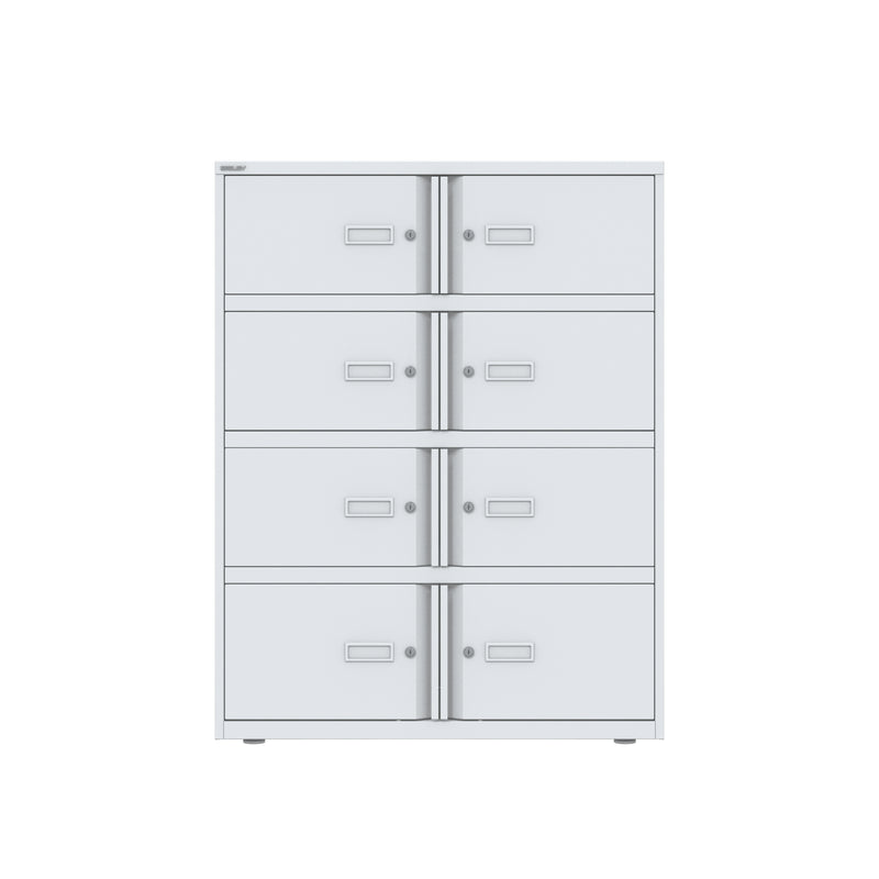 Bisley 1000mm Wide Essentials Lodge - 8 Door Locker Cabinet