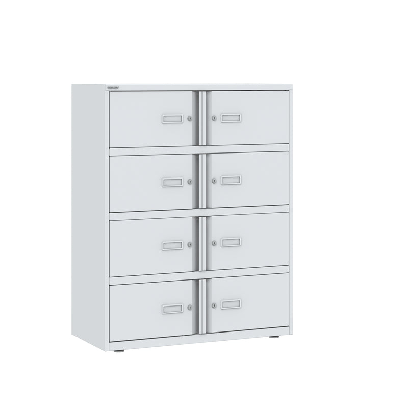 Bisley 1000mm Wide Essentials Lodge - 8 Door Locker Cabinet