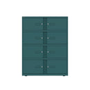 Bisley 1000mm Wide Essentials Lodge - 8 Door Locker Cabinet - NWOF