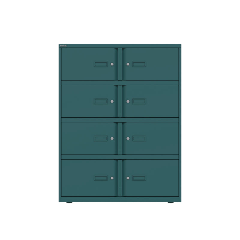 Bisley 1000mm Wide Essentials Lodge - 8 Door Locker Cabinet