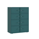 Bisley 1000mm Wide Essentials Lodge - 8 Door Locker Cabinet - NWOF