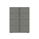 Bisley 1000mm Wide Essentials Lodge - 8 Door Locker Cabinet - NWOF