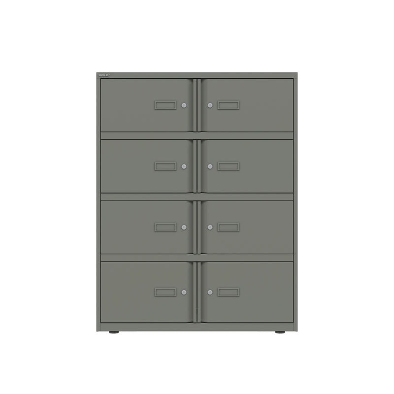 Bisley 1000mm Wide Essentials Lodge - 8 Door Locker Cabinet