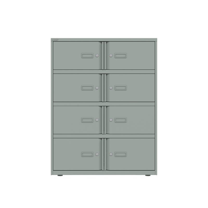 Bisley 1000mm Wide Essentials Lodge - 8 Door Locker Cabinet