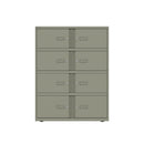 Bisley 1000mm Wide Essentials Lodge - 8 Door Locker Cabinet - NWOF