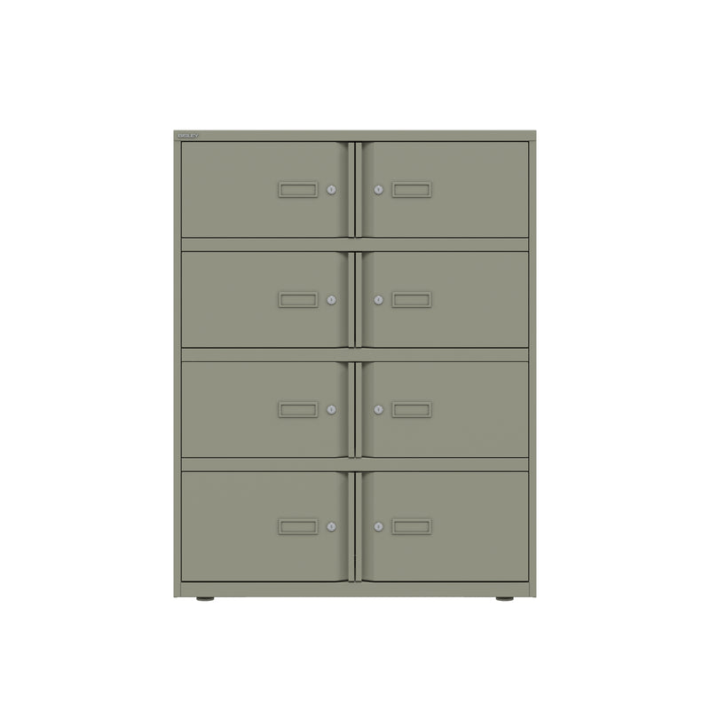 Bisley 1000mm Wide Essentials Lodge - 8 Door Locker Cabinet