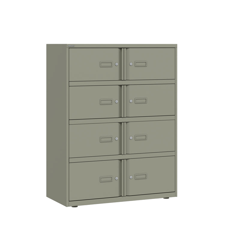 Bisley 1000mm Wide Essentials Lodge - 8 Door Locker Cabinet