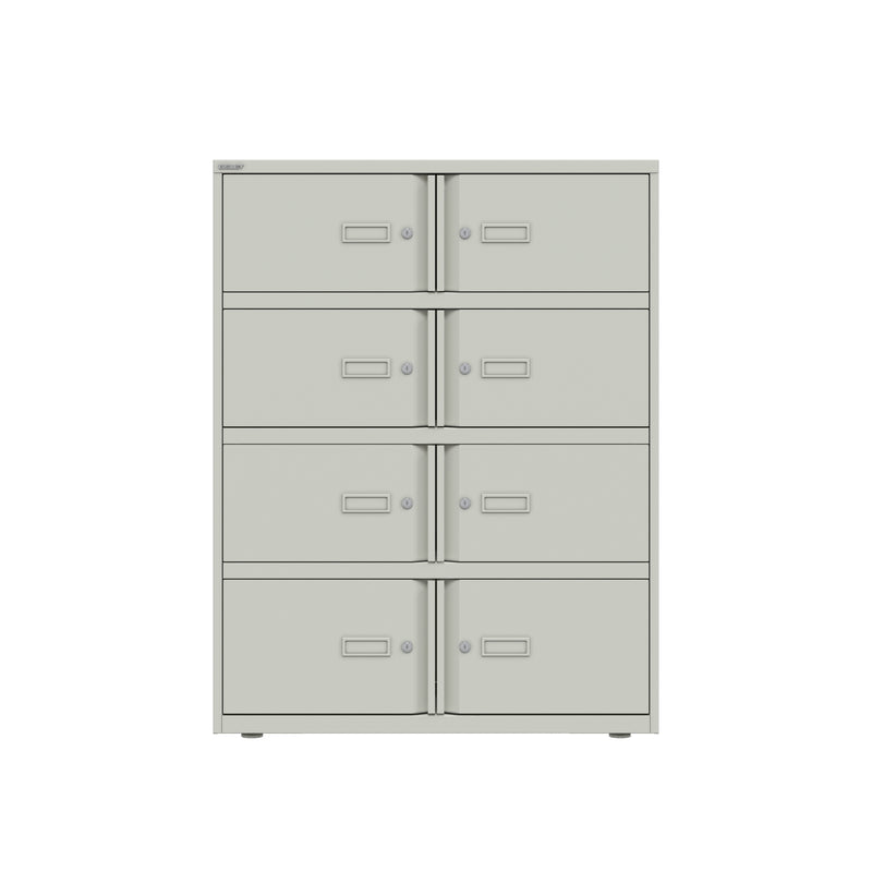 Bisley 1000mm Wide Essentials Lodge - 8 Door Locker Cabinet