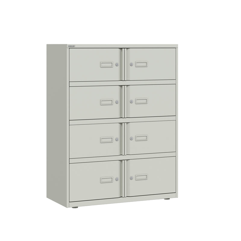 Bisley 1000mm Wide Essentials Lodge - 8 Door Locker Cabinet