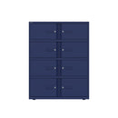 Bisley 1000mm Wide Essentials Lodge - 8 Door Locker Cabinet - NWOF
