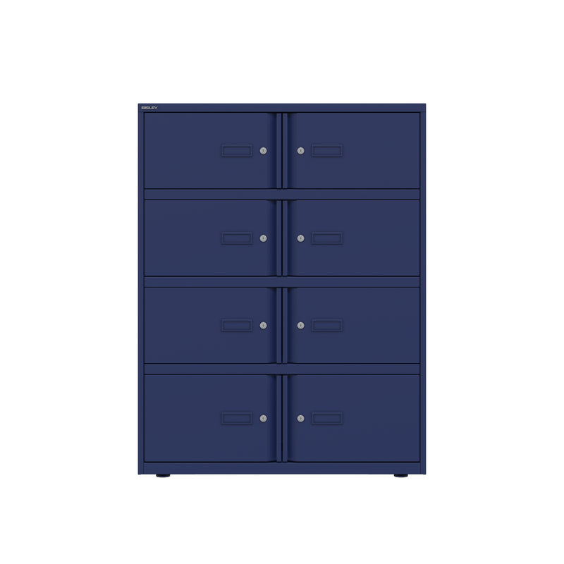 Bisley 1000mm Wide Essentials Lodge - 8 Door Locker Cabinet