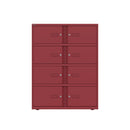 Bisley 1000mm Wide Essentials Lodge - 8 Door Locker Cabinet - NWOF
