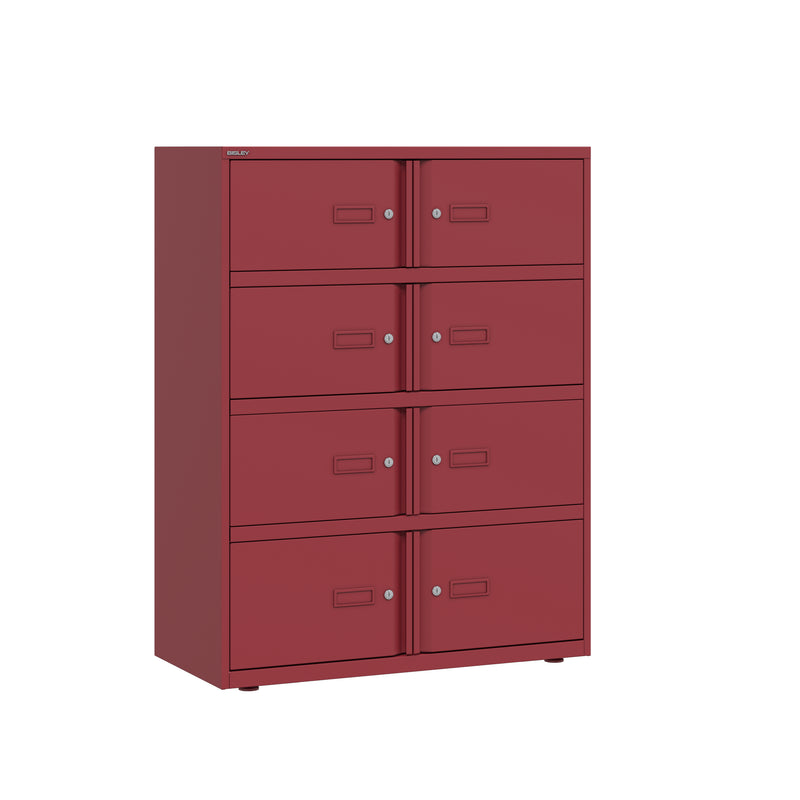 Bisley 1000mm Wide Essentials Lodge - 8 Door Locker Cabinet