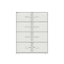 Bisley 1000mm Wide Essentials Lodge - 8 Door Locker Cabinet - NWOF