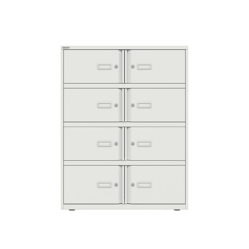 Bisley 1000mm Wide Essentials Lodge - 8 Door Locker Cabinet