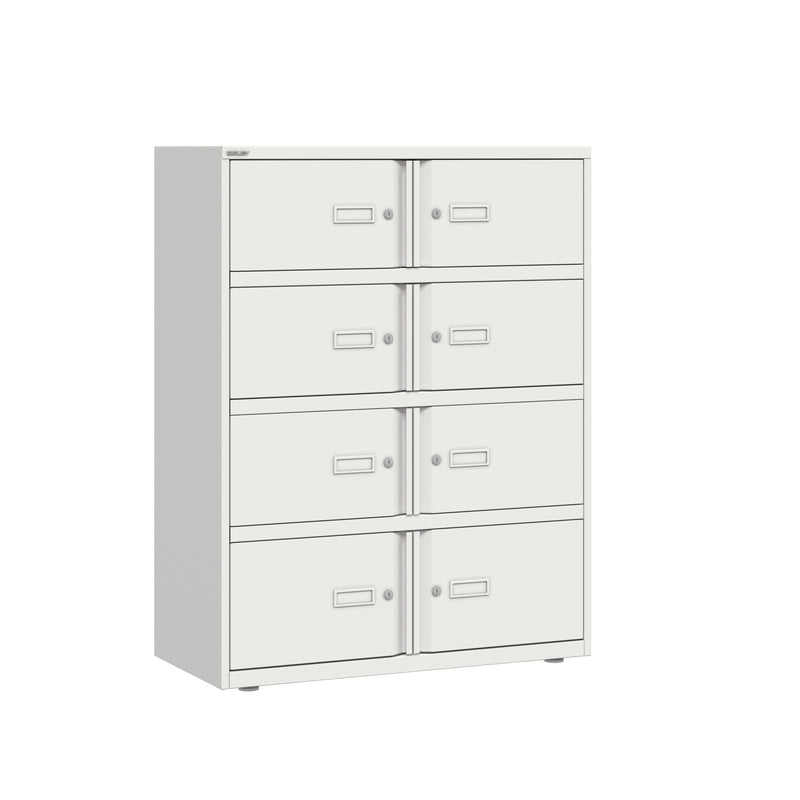 Bisley 1000mm Wide Essentials Lodge - 8 Door Locker Cabinet