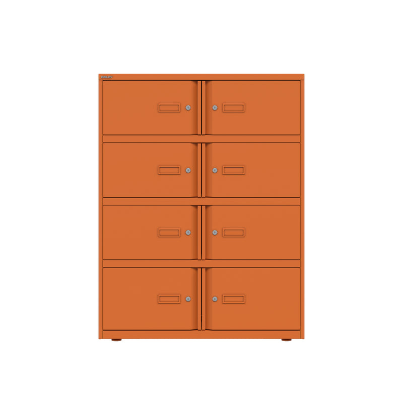 Bisley 1000mm Wide Essentials Lodge - 8 Door Locker Cabinet