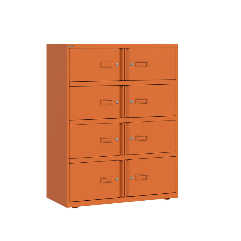 Bisley 1000mm Wide Essentials Lodge - 8 Door Locker Cabinet