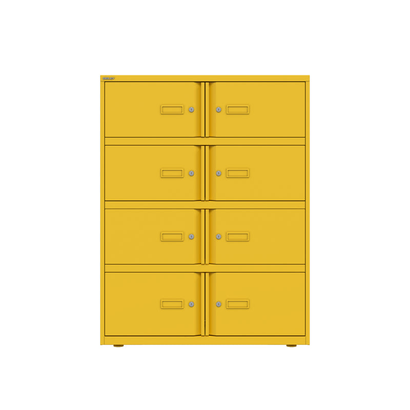 Bisley 1000mm Wide Essentials Lodge - 8 Door Locker Cabinet