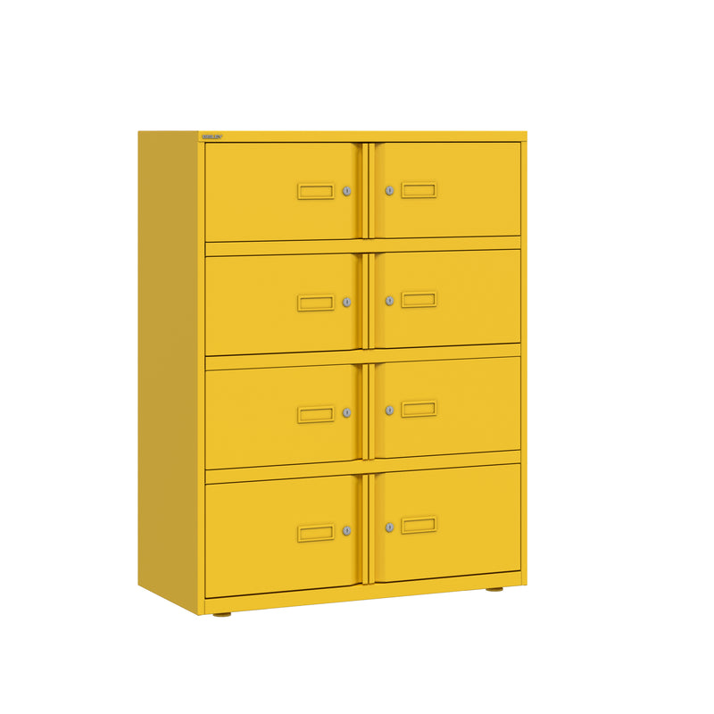 Bisley 1000mm Wide Essentials Lodge - 8 Door Locker Cabinet