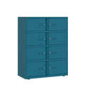 Bisley 1000mm Wide Essentials Lodge - 8 Door Locker Cabinet - NWOF