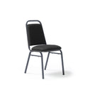 Dams Yin Classic Back Banqueting Stacking Chair with wooden frame and cushioned seat, suitable for banquet and event seating.