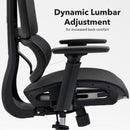 Zala Mesh Back Operator Chair With Headrest And Black Mesh Seat - NWOF