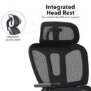 Zala Mesh Back Operator Chair With Headrest And Black Mesh Seat - NWOF