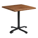 Enduratop Complete Dining Flip Top Table - Natural Wood With Flat Auto-Adjust Flip Top Base - NWOF