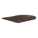 ZAP Extrema table top with planked vintage wood finish, showcasing natural wood grain and rustic texture for a stylish tabletop surface.