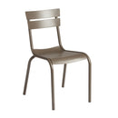 ZAP Marlow side chair with grey upholstered seat and wooden legs, modern and stylish furniture for dining or living spaces