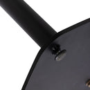 Boston Black Bar Height Table Base - Small Square With Radius Edges - NWOF