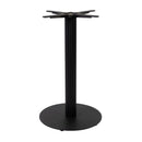 Boston Black Flutted Dining Table Base - Small Round - NWOF