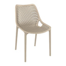 Taupe ZAP Air Side Chair with sleek modern design, featuring a cushioned seat and backrest for comfortable seating.