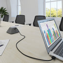 Inca On-Surface Power Module 2 x UK Sockets & 2 x Twin USB Fast Charge - Black - NWOF