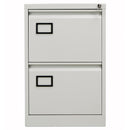 Bisley Contract Steel Filing Cabinet - Goose Grey - NWOF