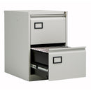 Bisley Contract Steel Filing Cabinet - Goose Grey - NWOF