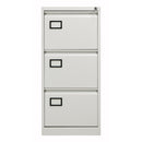 Bisley Contract Steel Filing Cabinet - Goose Grey - NWOF