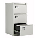 Bisley Contract Steel Filing Cabinet - Goose Grey - NWOF
