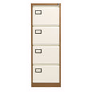 Bisley Contract Steel Filing Cabinet - Coffee & Cream - NWOF